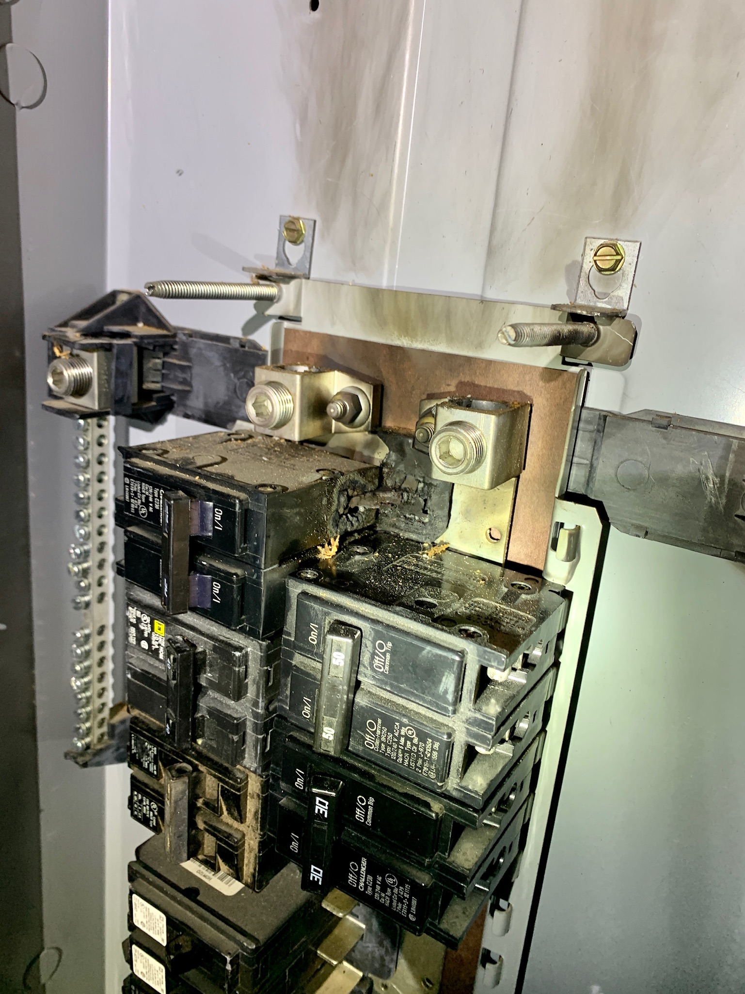 Burnt Breaker and need panel replacement in Holly Springs