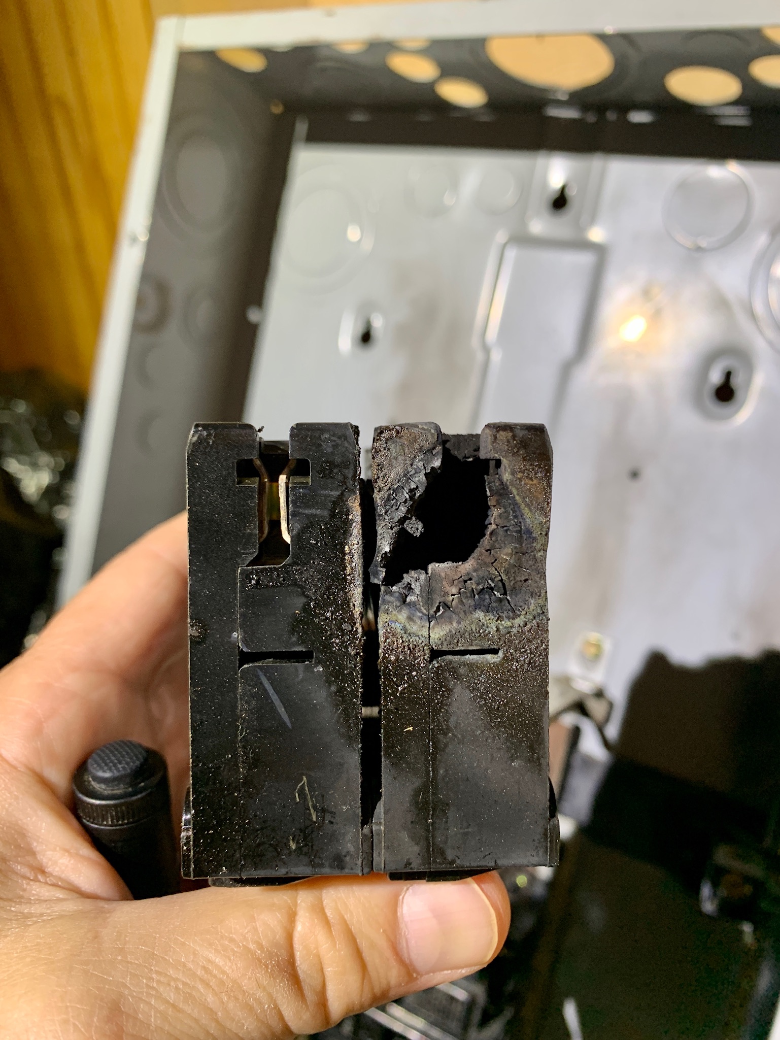 Burnt Breaker and need panel replacement in Holly Springs
